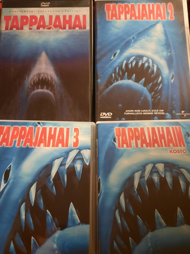 TAPPAJAHAI 1, 2, 3 JA TAPPAJAHAIN KOSTO DVD