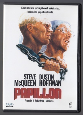 Papillon (1973) McQueen, Hoffman ( UUDENVEROINEN )