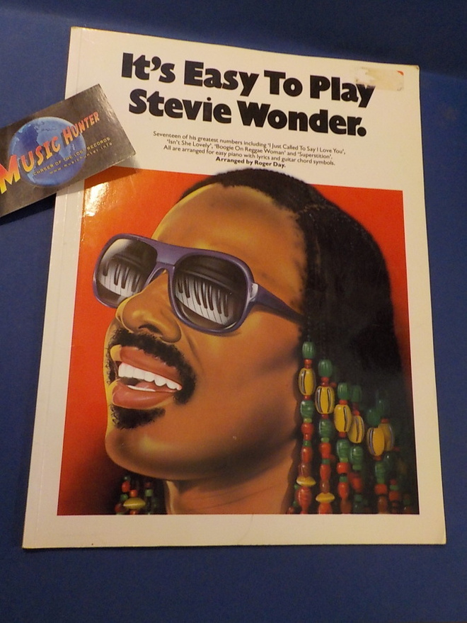 IT'S EASY TO PLAY STEVIE WONDER NUOTTIKIRJA