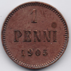 1905 1 penni kl8 - pikkukuva 1
