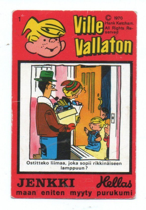 Purkkakuva Hellas Ville Vallaton n:o 1 1970