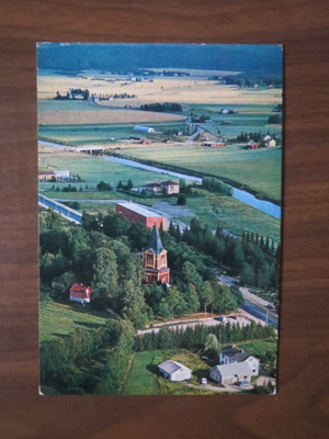 Punkalaidun kirkko ilmakuva