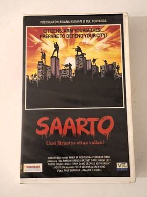 Saarto / Siege (1983) – Harvinainen Betamax! Iso boksi (VTC)