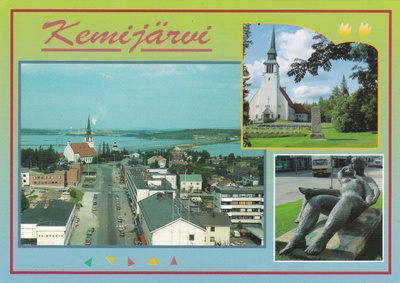 KIRKKOKORTTI - KEMIJÄRVEN KIRKKO - 1