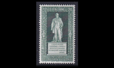 Italia 1137 ** Tilintarkastustuomioistuin 100v (1962)