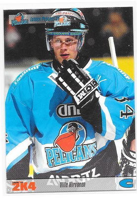 2003-04 CardSet #122 Ville Hirvonen Pelicans