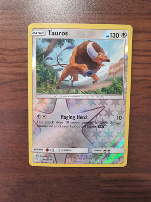 Pokemon Tauros 129/181 Reverse holo Rare