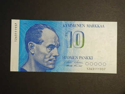 SUOMI 10mk.1986     . KATSO.  kuvaus