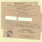 Sotavakuutusmaksujen maksukuitteja 1943 - pikkukuva 1