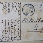 Nuoriemäntä hoitamassa possuja aitauksessa, mv pk, p. 1937 - pikkukuva 2