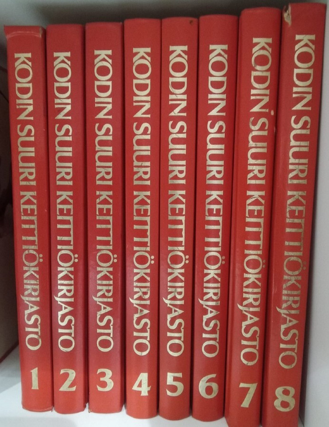 Kodin suuri Keittiökirjasto osat 1-8