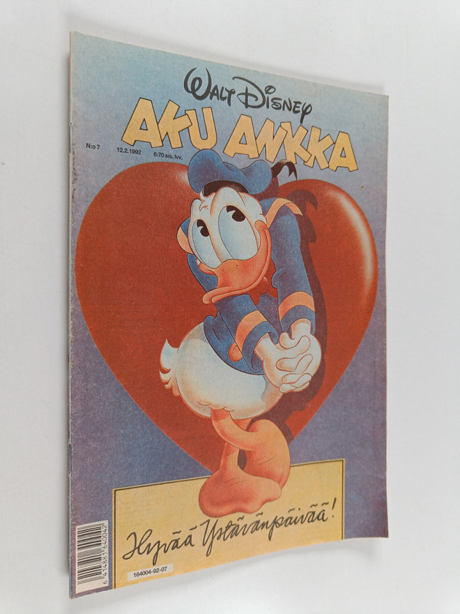 Walt Disney : Aku Ankka 7/1992