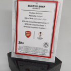 Bukayo Saka, Arsenal : Topps Superstars, variation kortti - pikkukuva 2