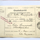 1917 Haukipudas sens osoitekortti Temmekseen - pikkukuva 1