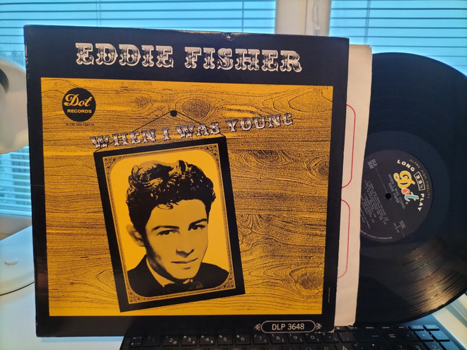 EDDIE FISHER, When i was young, LP US -?? UPEA KUNTO !!