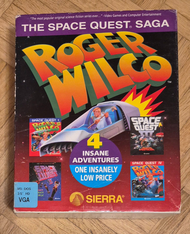 The Space Quest Saga big box