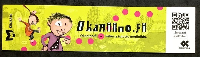 Kirjanmerkki Okariino poika