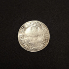 Metz Ranska 1406-1540 Hopeaa Groschen Saint Kneeling Shields - pikkukuva 1