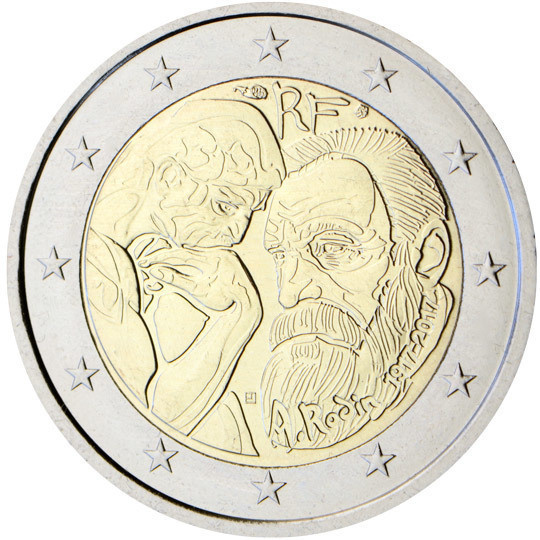 RANSKA ERIKOISEURO 2 EUROA 2022 (AUGUSTE RODIN) 