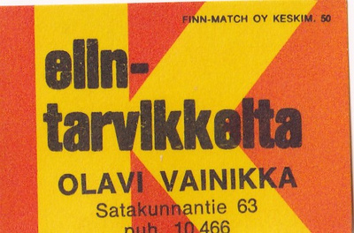 Olavi Vainikka, Satakunnantie 63  b427