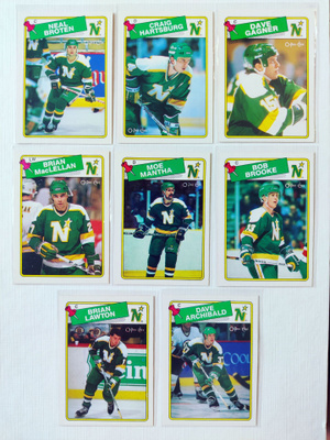 88-89 Opc - Minnesota North Stars 8kpl
