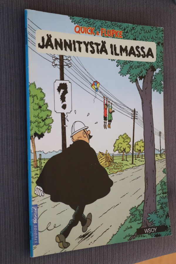 Herge : Jännitystä ilmassa Quick ja Flupke ( 2.p. 1987 )