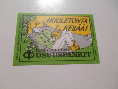 TT Etiketti Keski-Suomen Osuuspankki