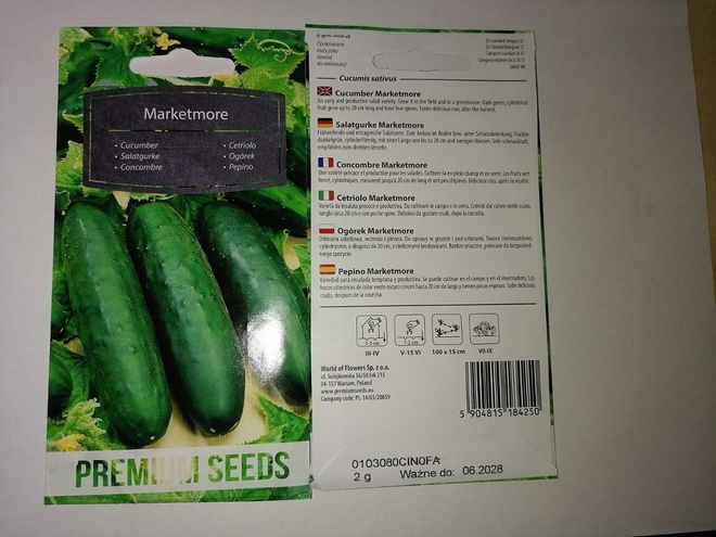 Kurkku 'Marketmore' - siemenet #