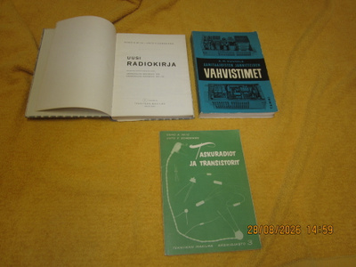 Uusi Radiokirja,vahvistimet, taskuradiot ja transistorit