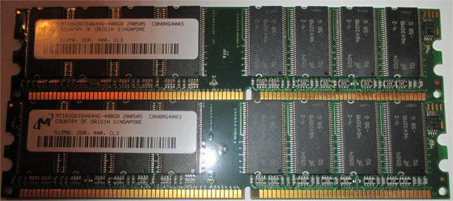 Micron DDR 400MHz CL3 512MB x2,Lappeenranta,PostitusOnnistuu