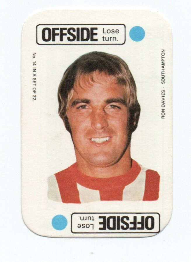 Purkkakuva Jalkapallo n.o 14 of 22 RON DAVIES. Southampton