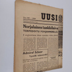 Uusi Suomi nro 309/1939 (15.11) - pikkukuva 1