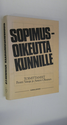 Pentti ym. (toim.) Vataja : Sopimusoikeutta kunnille