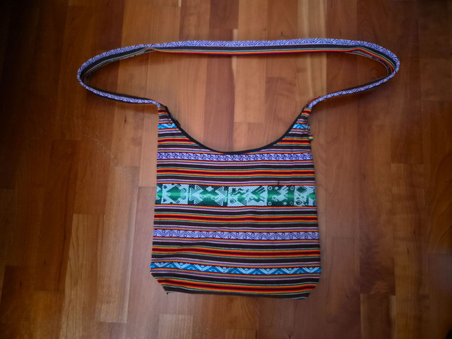 Kangaslaukku, vetoketjullinen  (#3521)