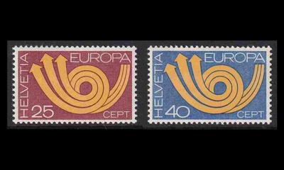 Sveitsi 994-5 ** Europa (1973)