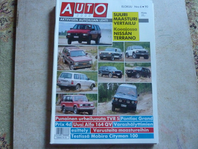 Auto  6-90 Maasturit