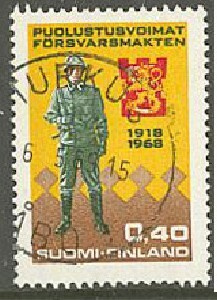 1968 puolustusvoimat 40p kaunis Turku-69