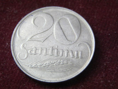 20 santimu 1922. Latvia