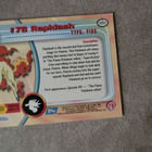Rapidash #78 Pokemon 1999 Topps TV blue logo card - pikkukuva 2