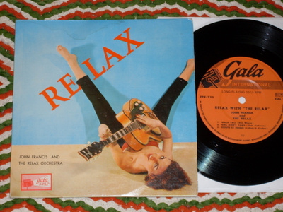 7"  John Francis & Relax Orchestra - RELAX - single 1965 EX-