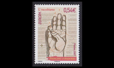Andorra Fr 661 ** Europa partio (2007)