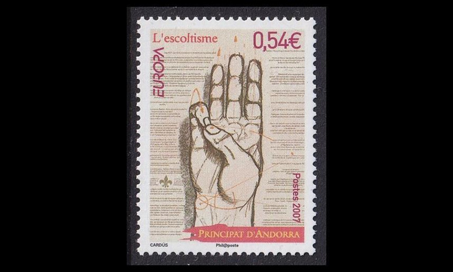 Andorra Fr 661 ** Europa partio (2007)
