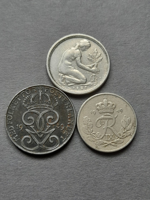 kolikkosetti 1949, 3kpl