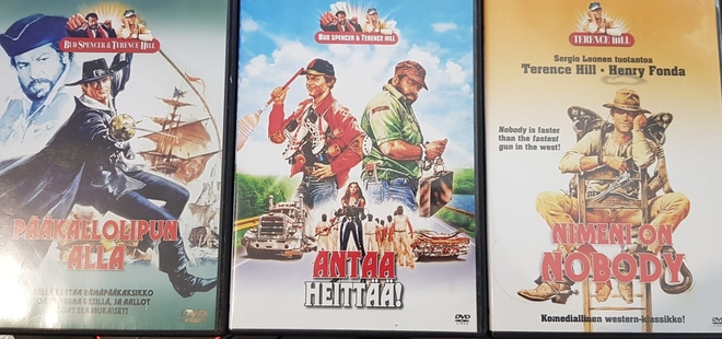Bud Spencer ja Terence Hill 3 Kpl -DVD