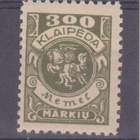 Saksa reich Memel 1923 Mi 147 liki postituore - pikkukuva 1