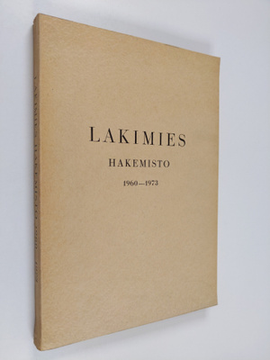 Lakimies : hakemisto 1960-1973