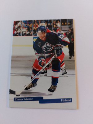 1993-94 Score International Stars #2 Teemu Selänne