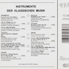 Instrumente der Klassichen Musik - 1999 - CD - pikkukuva 3