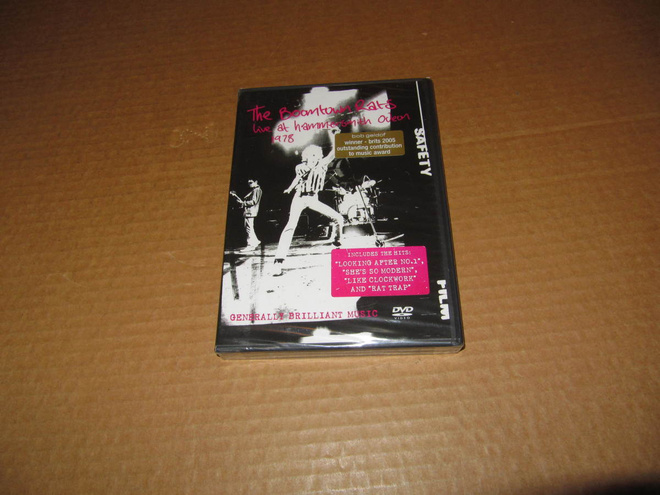 The Boomtown Rats DVD Live At Hammersmith Odeon 1978 UUSI
