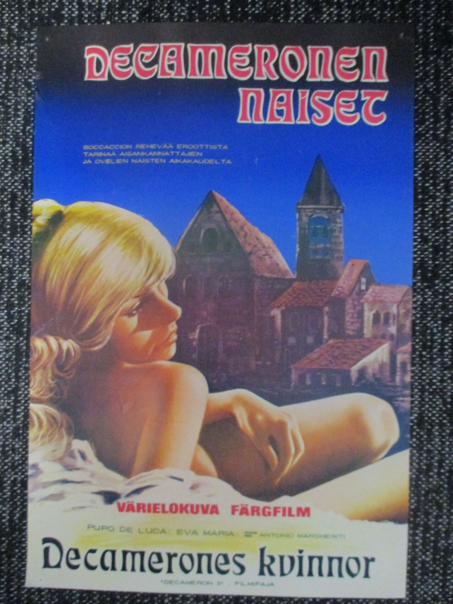 Decameronen naiset (Margheriti, 1972) - vanha elokuvajuliste